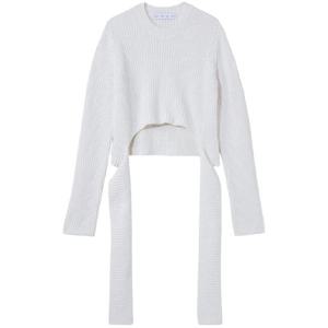 25 FW 프로엔자슐러화이트라벨 골지 니트 랩 스웨터 WL2337918KC100 TP432059164