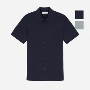 뱅뱅 동백01 빅사이즈 솔리드 반팔셔츠 BSL311