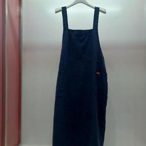 Latium HC06 국내생산 H라인 멜빵 스즈키 주머니 미그넘 린넨 원피스 T2523op31N