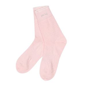 [핑골프](사 은품증정) 여성 라인 배색 중목 양말 (121E1SC053_PK)