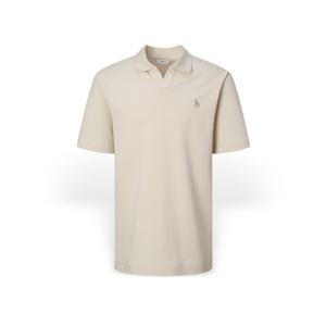 [헤지스] 남성  솔리드 오픈카라 반팔티셔츠 HZTS5B411CR