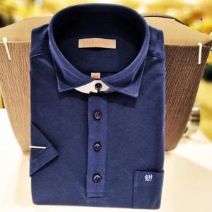 [엘르옴므]EBDHR01210_네이비반팔티셔츠