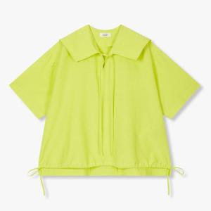 [톰보이]변형카라 반팔 블라우스 (9105221140)