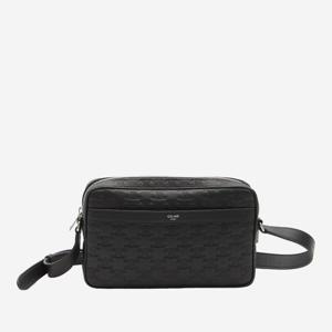 셀린느 블랙 트리옹프 가죽 메신저 백 117003FS3 38SI