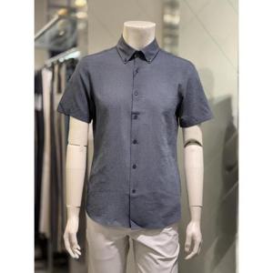 basso 세이브존01 차콜 COOL 매쉬 시어서커 스판 반팔 셔츠 (3컬러) BSZ2TT21