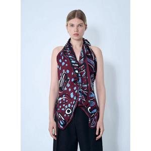 25 FW 보테가베네타 여성 실크 트윌 프린트 탑  833135V5JY06069 TP856807104