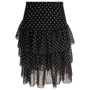 발렌티노 폴카도트 프린트 레이어드 미니 스커트 6B0RADB39AB TB1 TP935787528