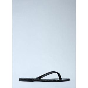 25 FW 토템 여성 악어 무늬 플립 플랍 tot0261024brn