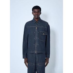 25 FW Moncler x Mercedes Benz by Nigo 남성 네핏 데님 재킷  mmn0160001blu