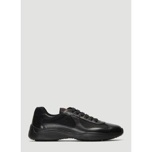 25 FW 프라다 남성 Americas Cup Lace Up Sneakers pra0139023blk