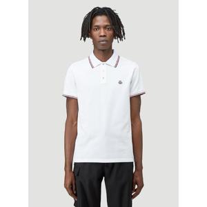 25 FW 몽클레어 남성 로고 폴로 셔츠 mon0144015wht