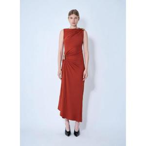 25 FW 보테가베네타 여성 비스코스 저지 원피스  bov0261006ora