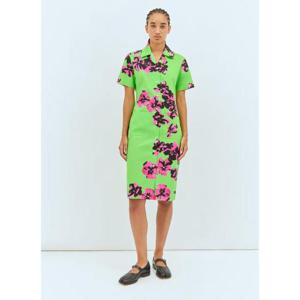 25 FW 미우미우 여성 플라워 미디 원피스 miu0258035pin