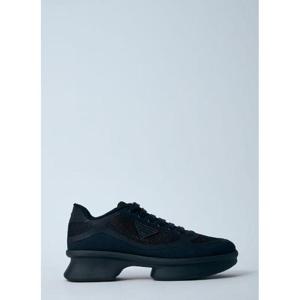 25 FW 프라다 여성 로고 플라크 스니커즈 pra0260027blk