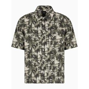 25 FW 아르마니 익스체인지 그래픽 프린트 코튼 셔츠 XM001240AF14869 TP437607747