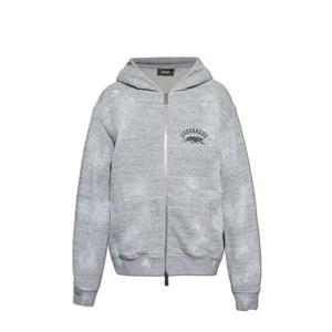 Dsquared2 로고 프린트 지퍼 디스트로이드 후드 티셔츠 S74HG0176S25463 860M TP934531318