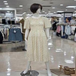 ab.f,z 세이브존09 줄지플라워 밴딩 원피스 afnz2o34e