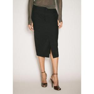 25 FW 생로랑 여성 실크 펜슬 스커트  sla0257027blk