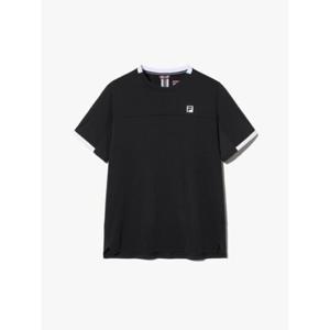 [휠라] FILA 남성용 테니스 매치 티셔츠 FS2RSH2303MBLK-1
