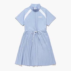 [르꼬끄골프] 여성 반팔 반집업 플리츠 원피스 (GQ322LOP71)