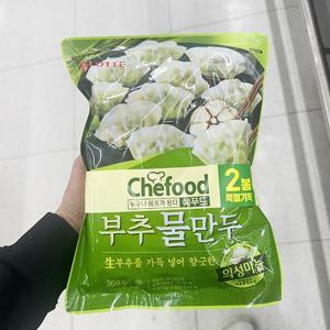 롯데 쉐푸드 부추 물만두 360g x 2개 aP0037_0320