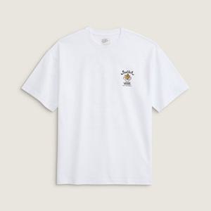 [반스] 서울 타이거 반소매 티셔츠 화이트 남여공용 VN000W22WHT1