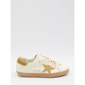 골든구스 화이트 레더 슈퍼스타 로우탑 스니커즈 GMF00101F0075