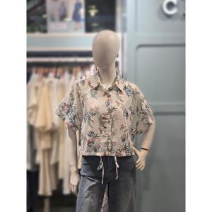 클리지 세이브존03 클리지펀칭 플라워 블라우스 AGCP5WBL76A