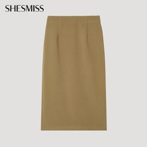 [쉬즈미스] H라인 슬릿 롱스커트_SWWSKP32010_CA