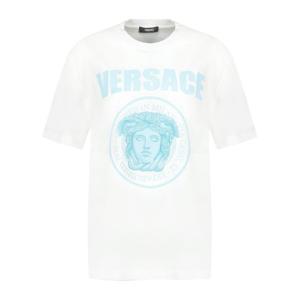 베르사체 화이트 메두사 락 티셔츠 1013302 1A15083 1W000