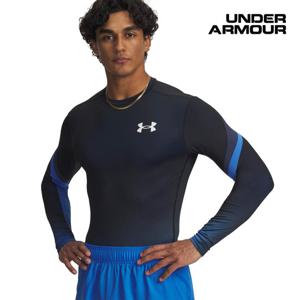 [언더아머(백)]남성 HeatGear 서브리메이티드 크루 긴팔 컴프레션 라운드 티셔츠 6007631-402