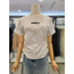 르샵 세이브존03 르샵 워싱나염 옆셔링 레터링 반팔 티셔츠 AGL2F35JTS07111A