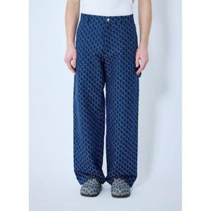 25 FW 구찌 남성 GG 섀도 디테일 면 자카드 팬츠  guc0159047blu