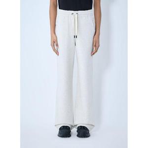 25 FW 몽클레어 여성 면 리넨 혼방 트랙 팬츠  mog0259009bei