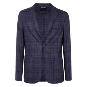 25 FW Zegna 체크 울 블레이저 254709A21DNMG0 TP440143702