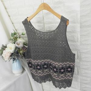 rid_써머 린넨꽃조끼 VOT뷔스티에조끼,나염조끼,여름조끼,미니베스트