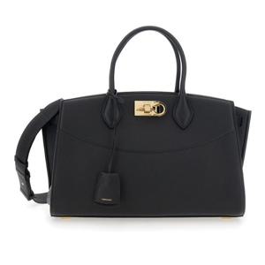 페라가모 ST 소프트 L NW 탑 핸들 백 21A110 0785995