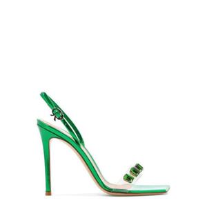 Gianvito Rossi 리본 캔디 힐 샌들 G3221515RICPLM TRGR TP946075042