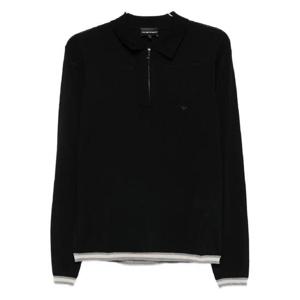 25 FW 엠포리오아르마니 하프 지퍼 울 폴로 셔츠 EM001512AF14158 TP440373907