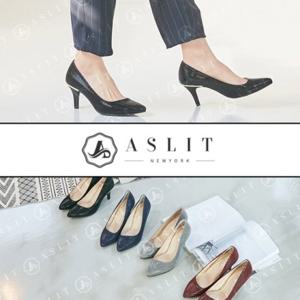 [애슬릿] 금장 포인트 스틸레토 펌프스 하이 힐 7.5cm