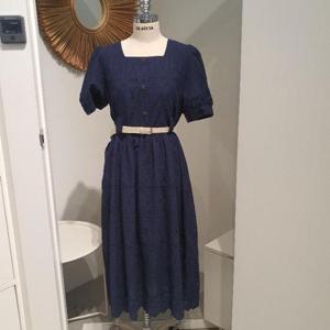 르피타 HC06 펀칭 원피스(네이비) L252UOP802