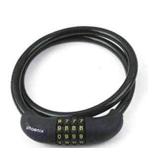 자전거키 도난 방지 강철 와이어 자물쇠 선택 번호형