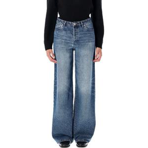 아페쎄 하이웨이스트 와이드 페이디드 워시 진 F09181COHJL IAL