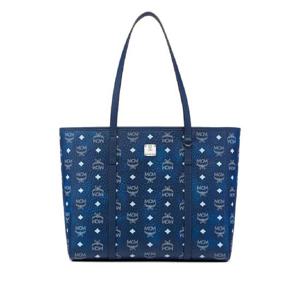 25 FW 엠씨엠 토니 비세토스 모노그램 캔버스 탑 지퍼 토트 백 MWPFAMT071F TP441036657