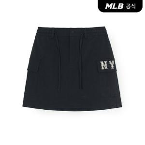 [MLB공식] 25F 베이직 쿠퍼스 카고 미니 스커트 NY (Black) 3FSKB0654-50BKS