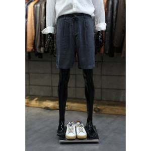 [빠니깔레][빠니깔레] 스트링밴딩 차콜 린넨쇼츠 m-qcpt13ch (P0