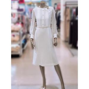 미니멈 세이브존03 미니멈 레이스소매 A라인 원피스 AGMWCAWO7050A