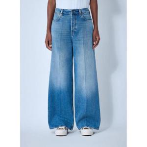 25 FW 구찌 여성 와이드 레그 파이브 포켓 진 guc0261124blu