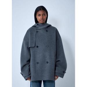 25 FW JW앤더슨 여성 오버사이즈 피 코트  jwa0261001cha