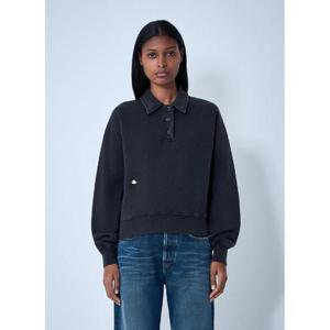 25 FW JW앤더슨 여성 폴로 맨투맨  jwa0261006blk